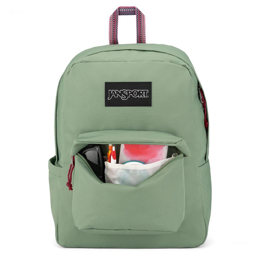 Sac à Dos Scolaire JanSport Restore Pack Vert Olive | AMA-44968681